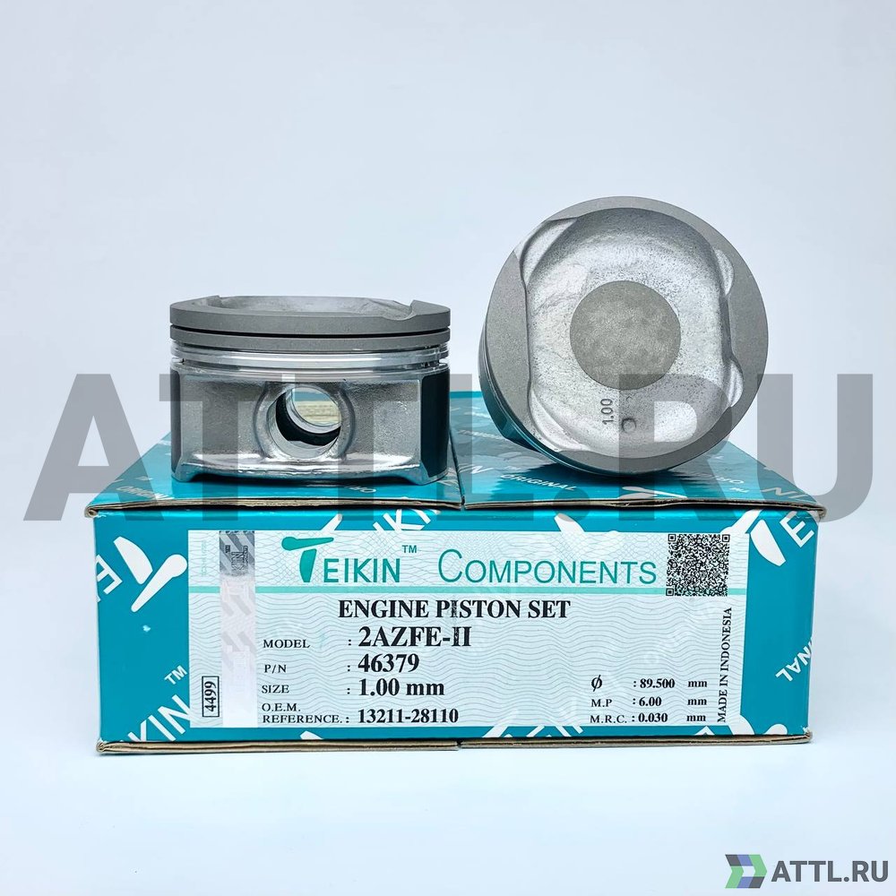 TEIKIN 46379 100 Комплект поршней 2AZFE-II d88,5+1.00 1-1-2