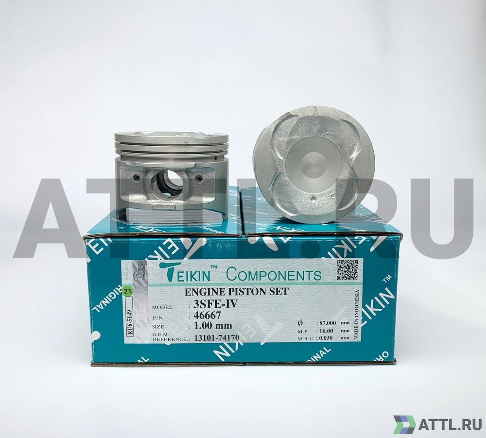 TEIKIN 46667 100 Комплект поршней 3SFE-IV