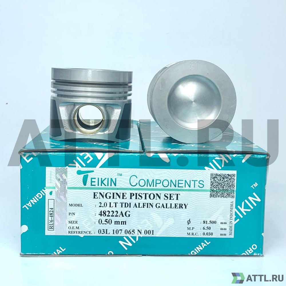 TEIKIN 48222AG 050 Комплект поршней 2.0LT TDI