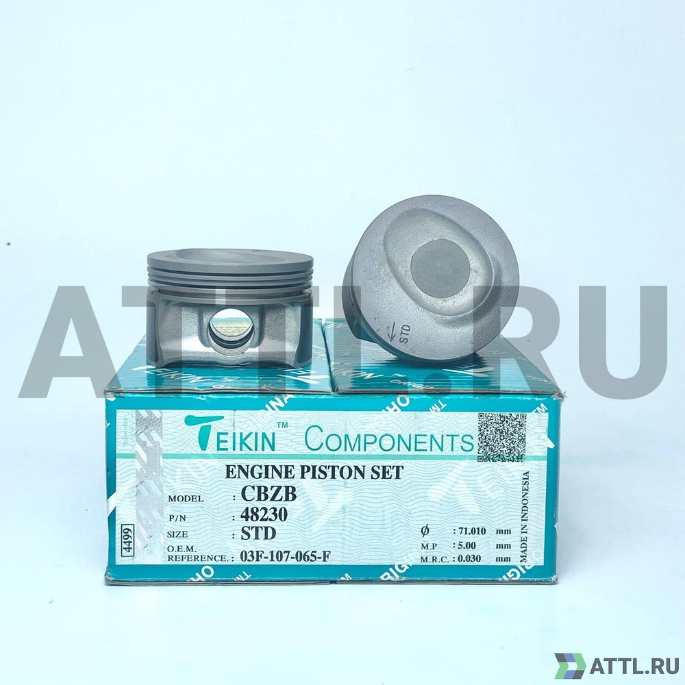 TEIKIN 48230 std Комплект поршней CBZB d71,01 STD 1,2-1,2-2