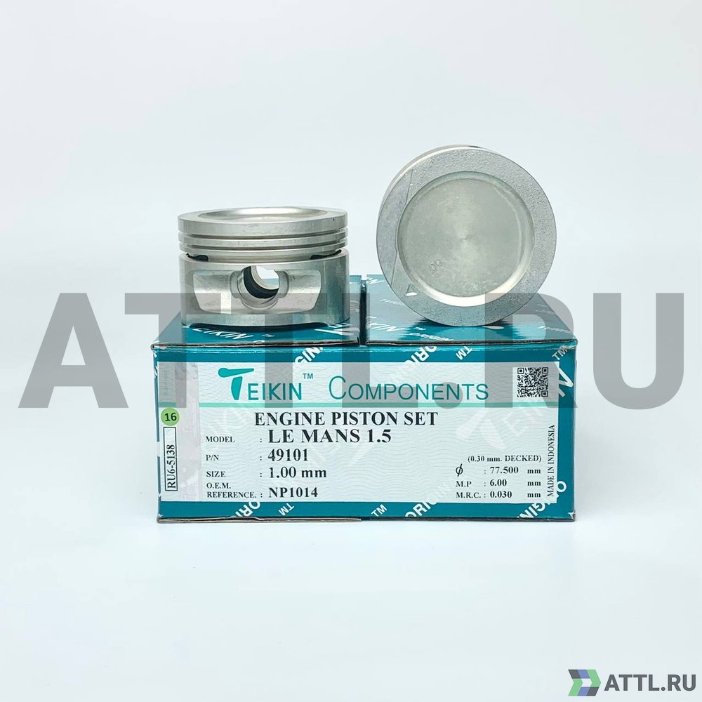 TEIKIN 49101 100 Комплект поршней LE MANS 1.5 d76,5+1.00 1,5-1,5-3