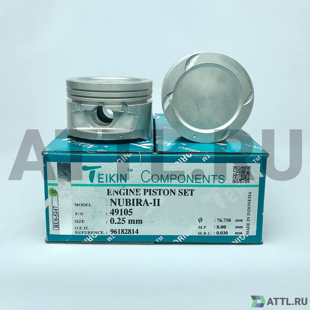 TEIKIN 49105 025 Комплект поршней NUBIRA-II d76,5+0.25 1,5-1,5-3