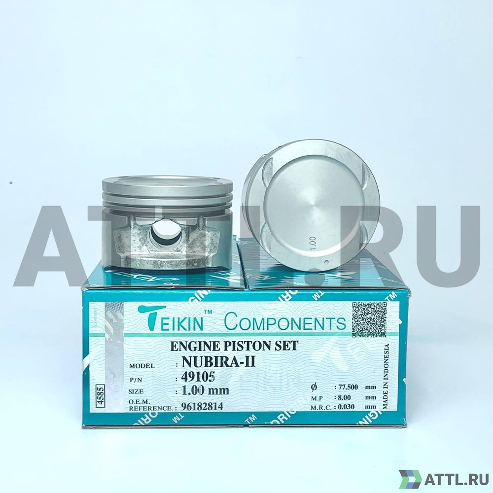TEIKIN 49105 100 Комплект поршней NUBIRA-II d76,5+1.00 1,5-1,5-3