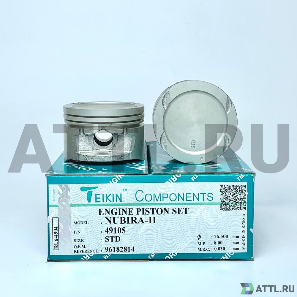 TEIKIN 49105 std Комплект поршней NUBIRA-II d76,5 STD 1,5-1,5-3