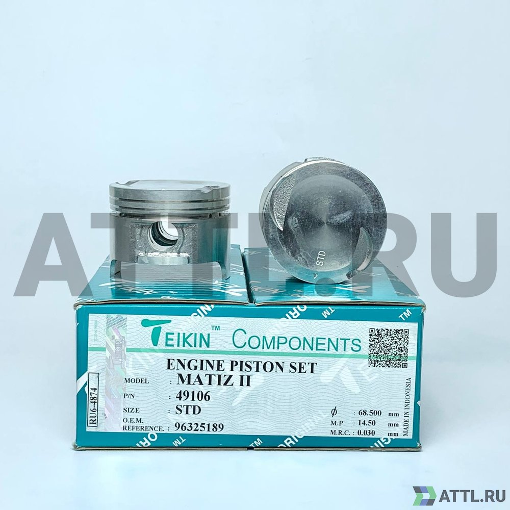 TEIKIN 49106 std Комплект поршней MATIZ II d68,5 STD 1,2-1,2-2,5