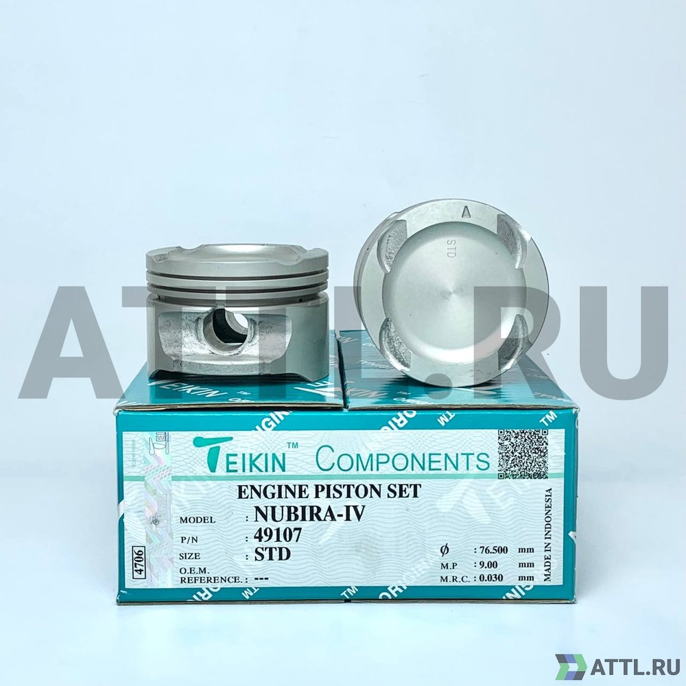TEIKIN 49107 std Комплект поршней NUBIRA-IV d76,5 STD 1,5-1,5-3