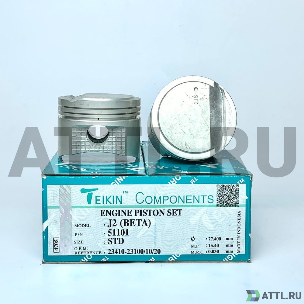 TEIKIN 51101 std Комплект поршней J2 d77,4 STD 1,2-1,2-2,5