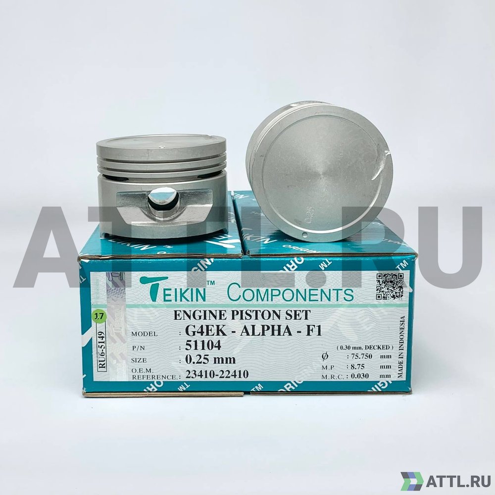 TEIKIN 51104 025 Комплект поршней G4EK