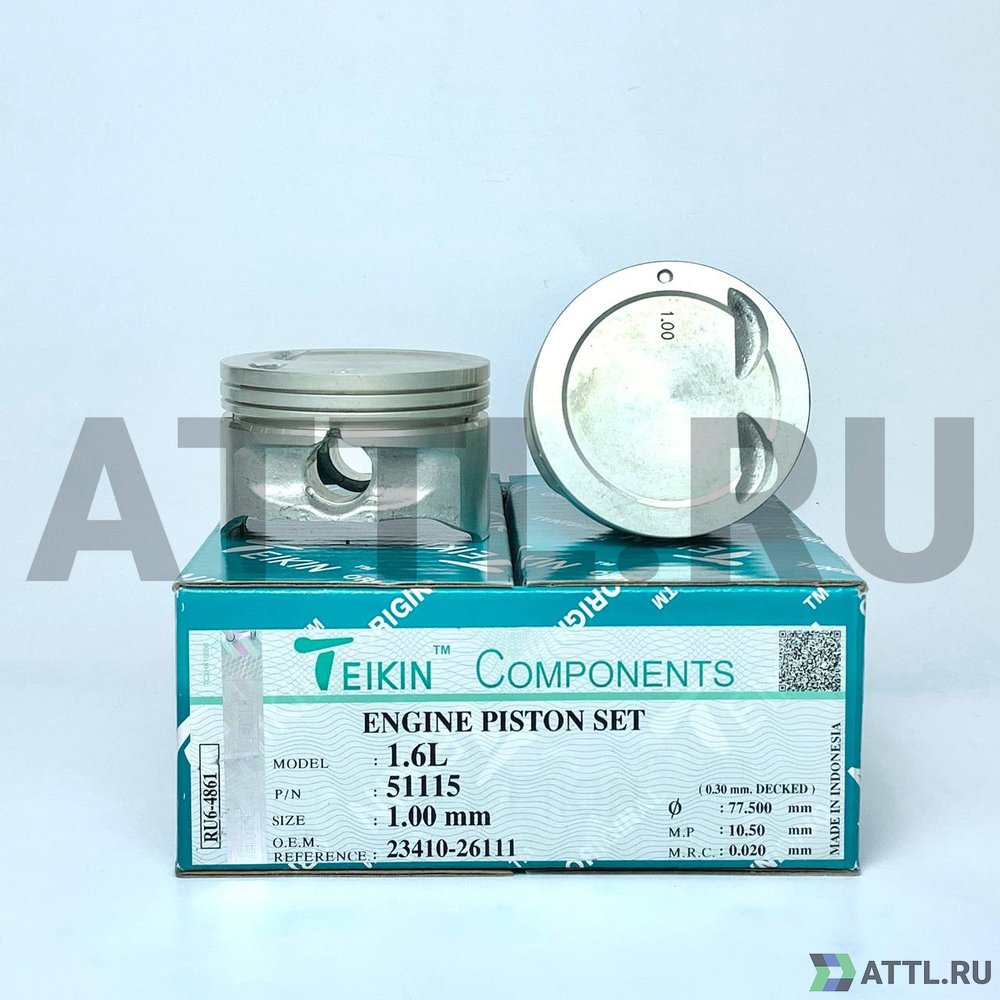 TEIKIN 51115 100 Комплект поршней 1.6L