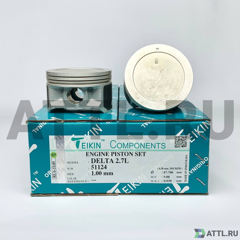 TEIKIN 51124 100 Комплект поршней G6BA