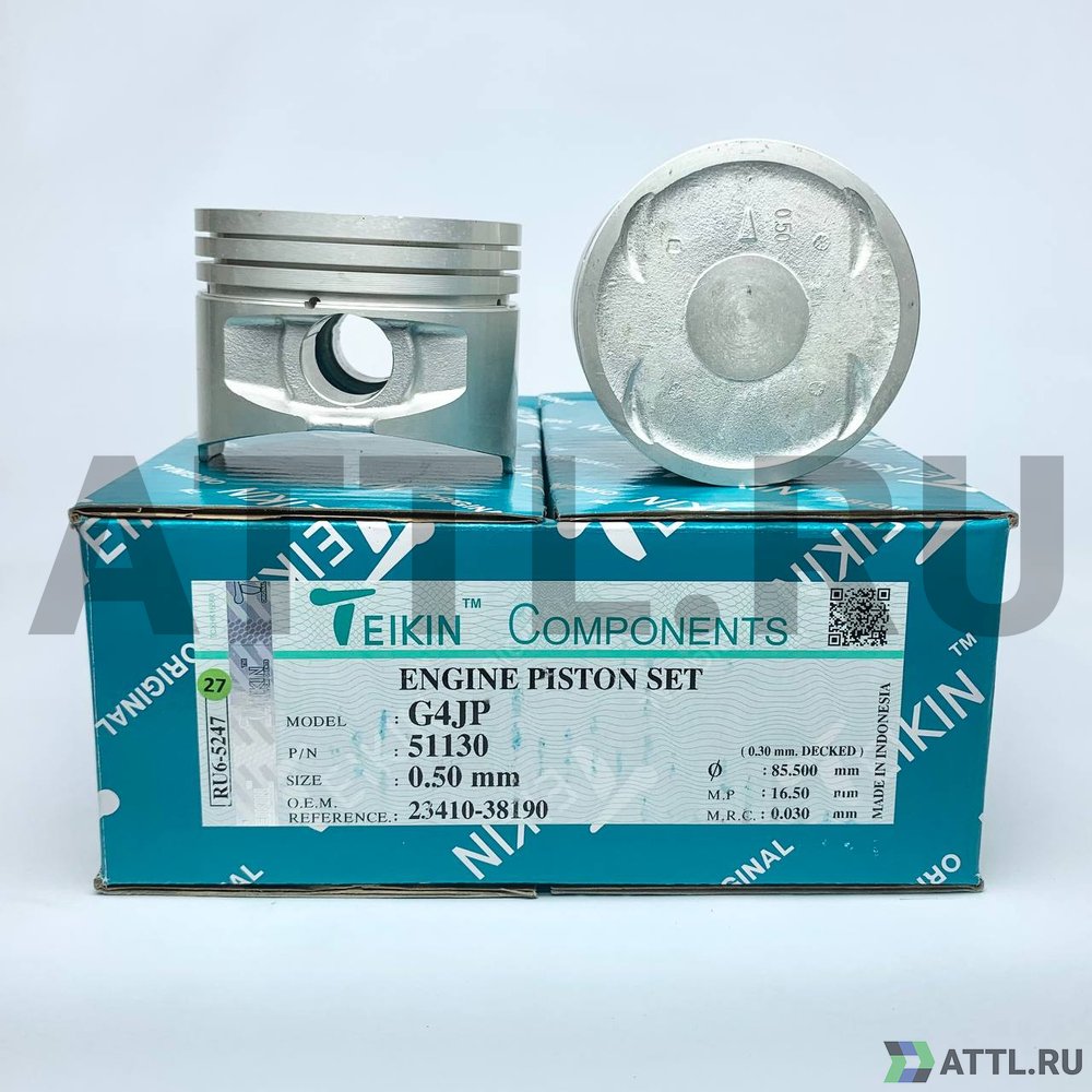 TEIKIN 51130 050 Комплект поршней G4JP d85+0.50 1,2-1,5-2,8