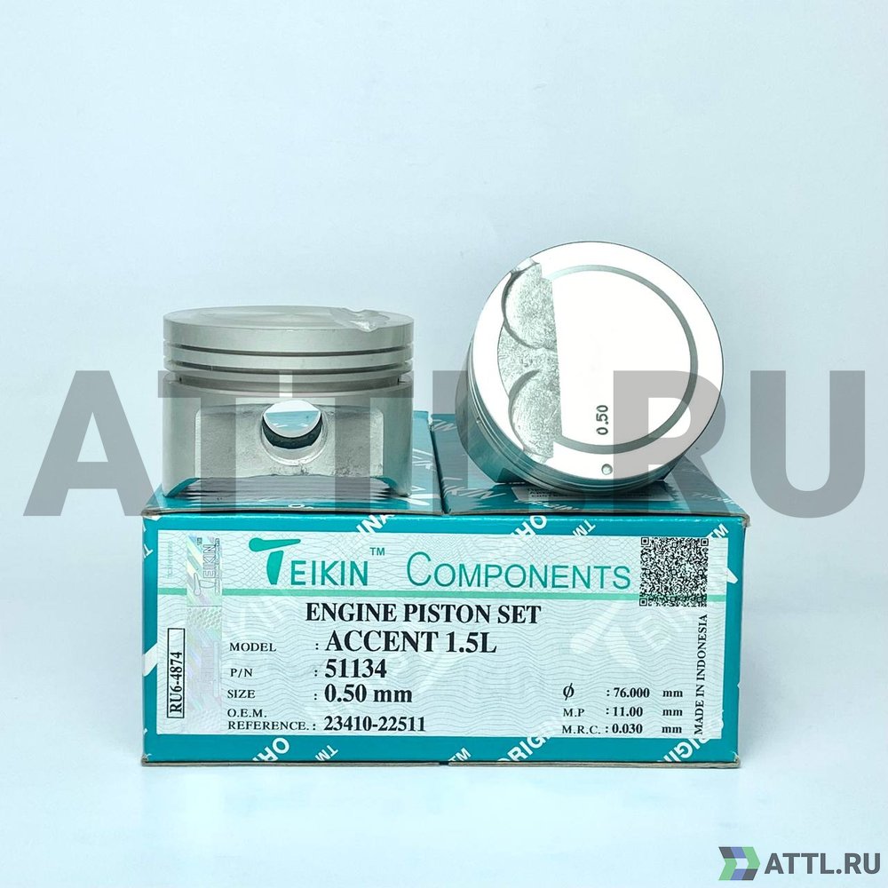 TEIKIN 51134 050 Комплект поршней ACCENT 1.5L