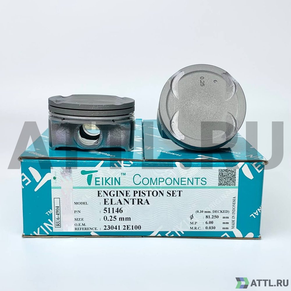 TEIKIN 51146 025 Комплект поршней ELANTRA d81+0.25 1-1,2-2