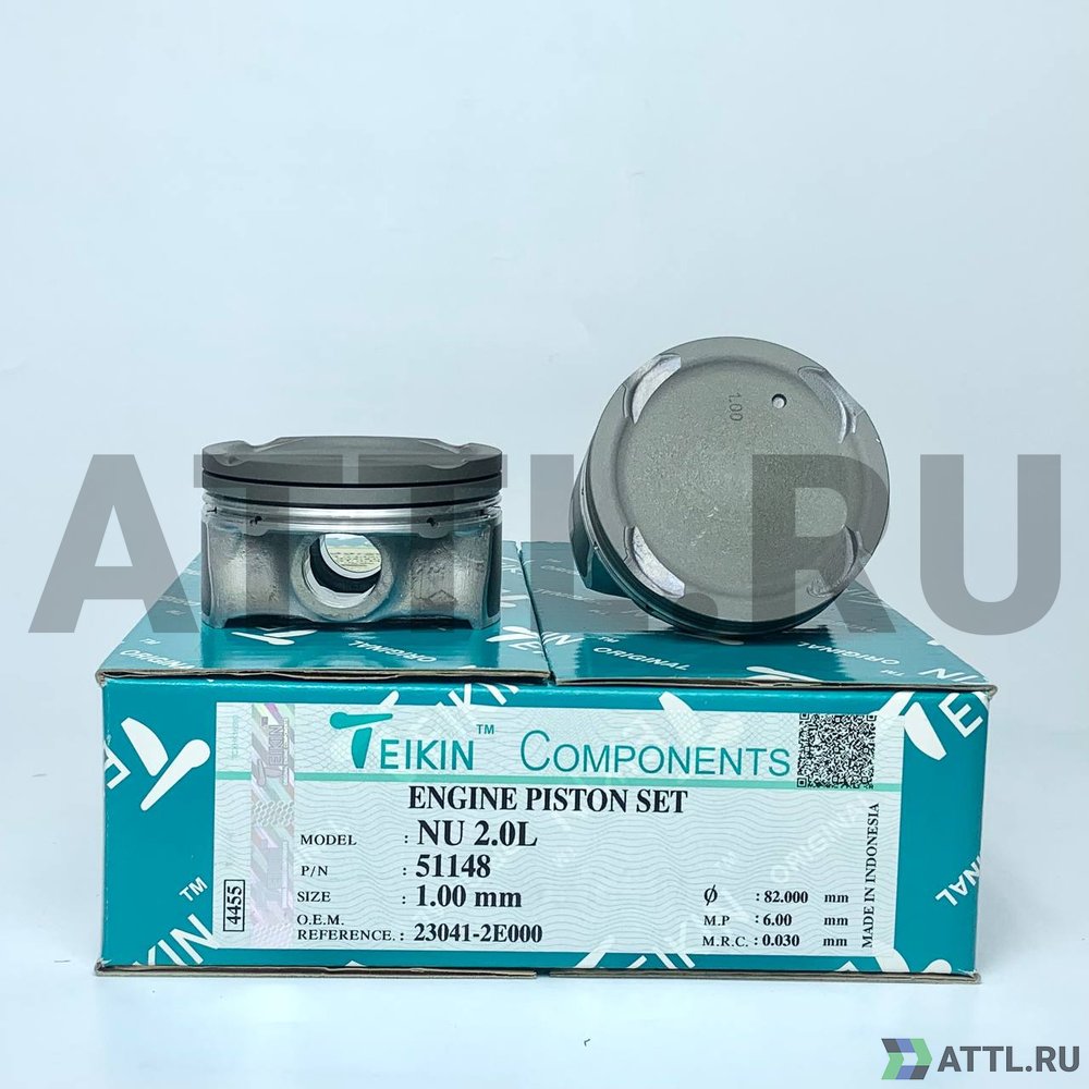 TEIKIN 51148 100 Комплект поршней NU 2.0L d81+1.00 1-1,2-2