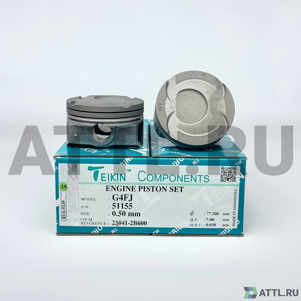 TEIKIN 51155 050 Комплект поршней G4FJ