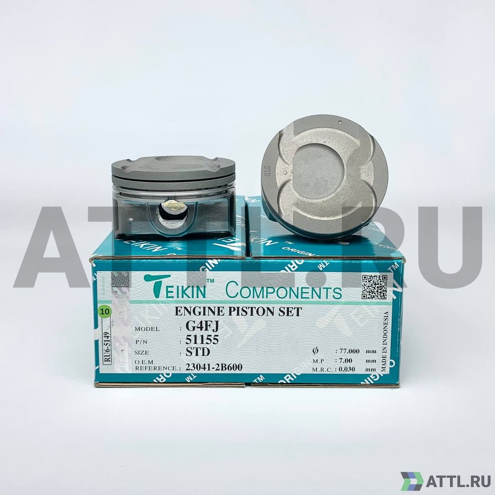 TEIKIN 51155 std Комплект поршней G4FJ