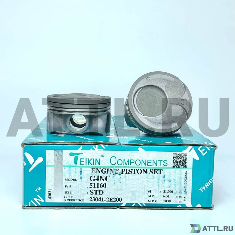 TEIKIN 51160 std Комплект поршней G4NC d81 STD 1-1,2-2
