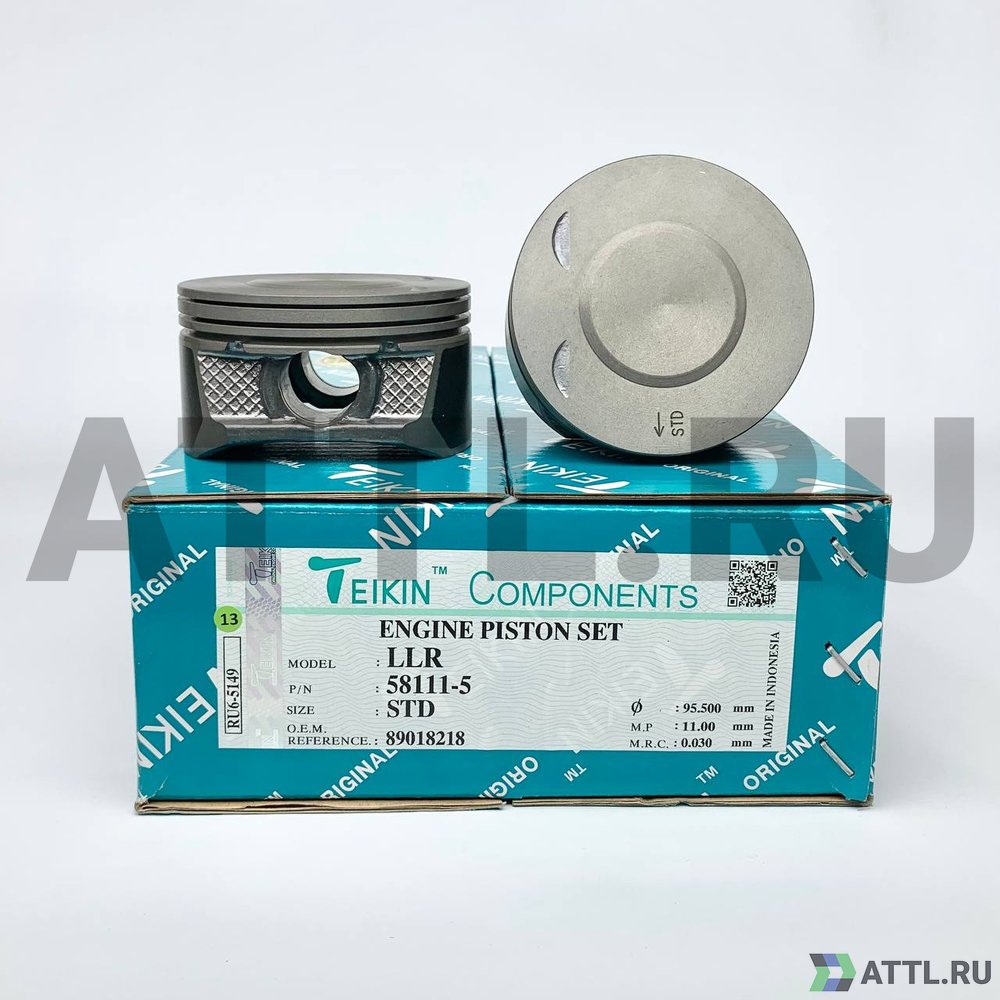 TEIKIN 58111-5 std Комплект поршней LLR