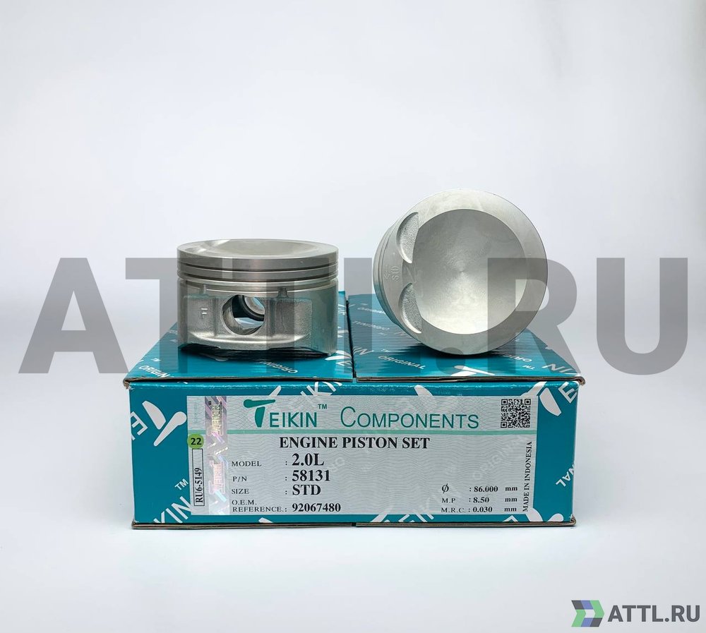 TEIKIN 58131 std Комплект поршней 2.0L d86 STD 1,2-1,5-2,5