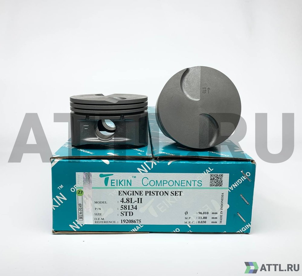 TEIKIN 58134 std Комплект поршней 4.8L d96,01 STD 1,5-1,5-3