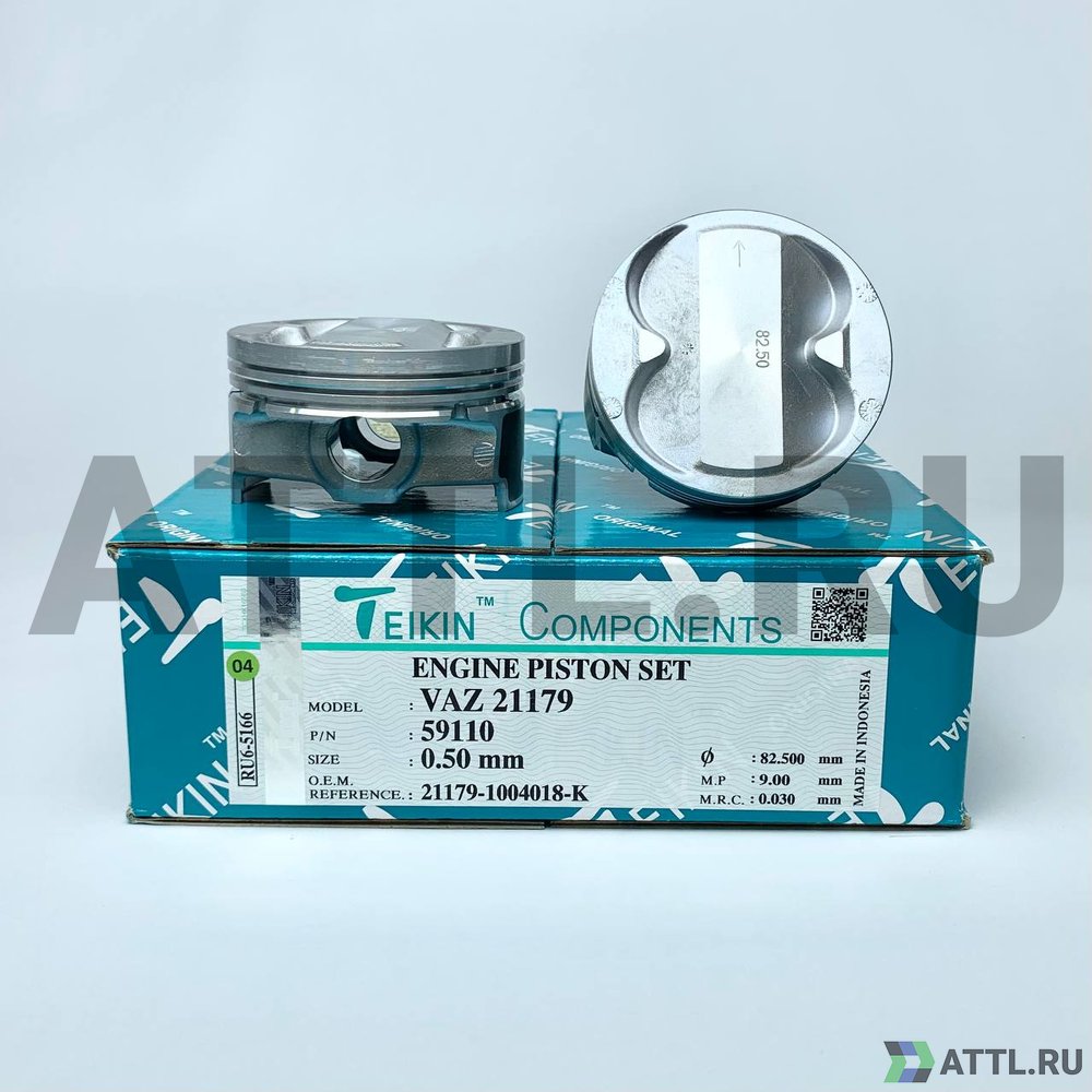 TEIKIN 59110 050 Комплект поршней VAZ 21179 d82+0.50 1,2-1,5-2
