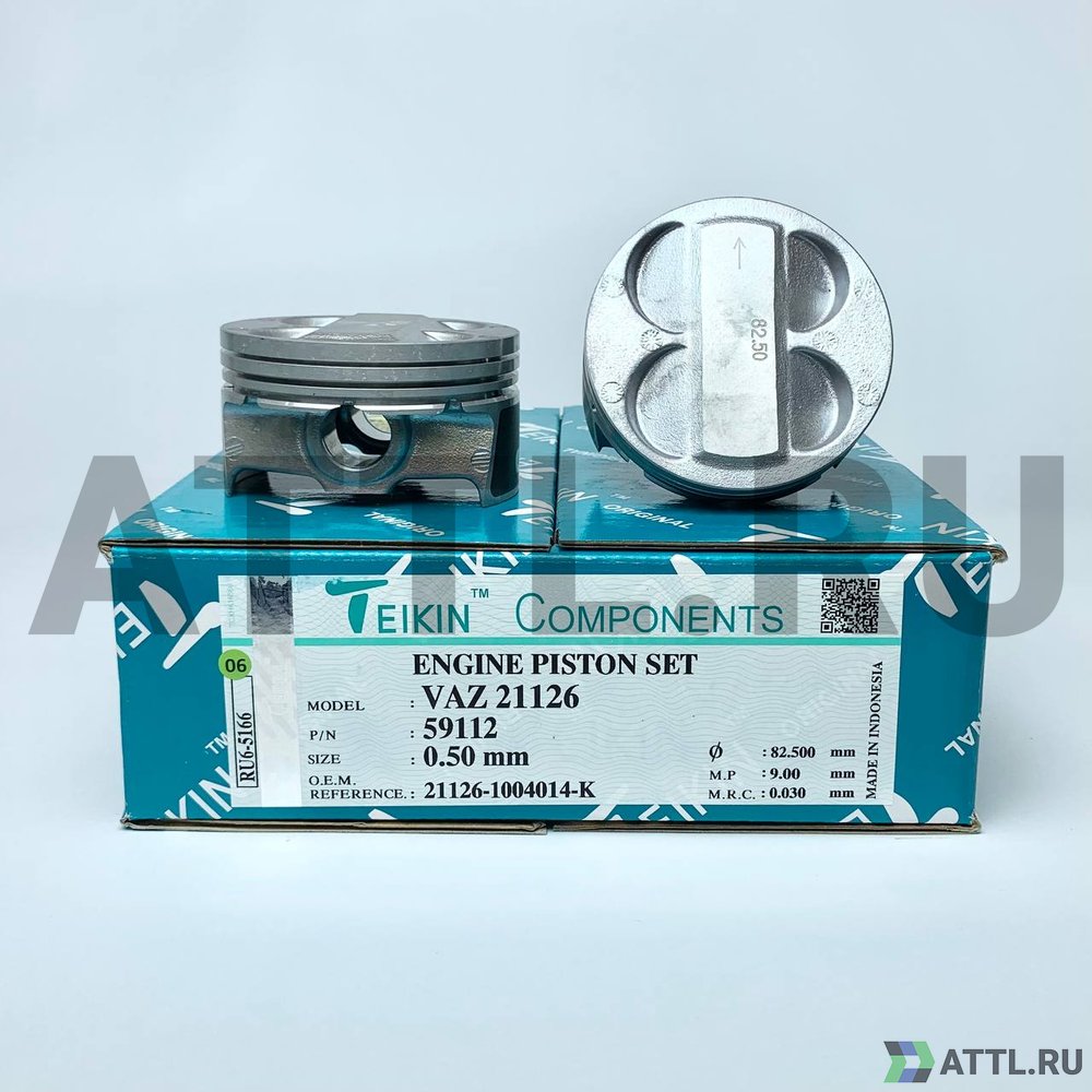 TEIKIN 59112 050 Комплект поршней VAZ 21126 d82+0.50 1,2-1,5-2