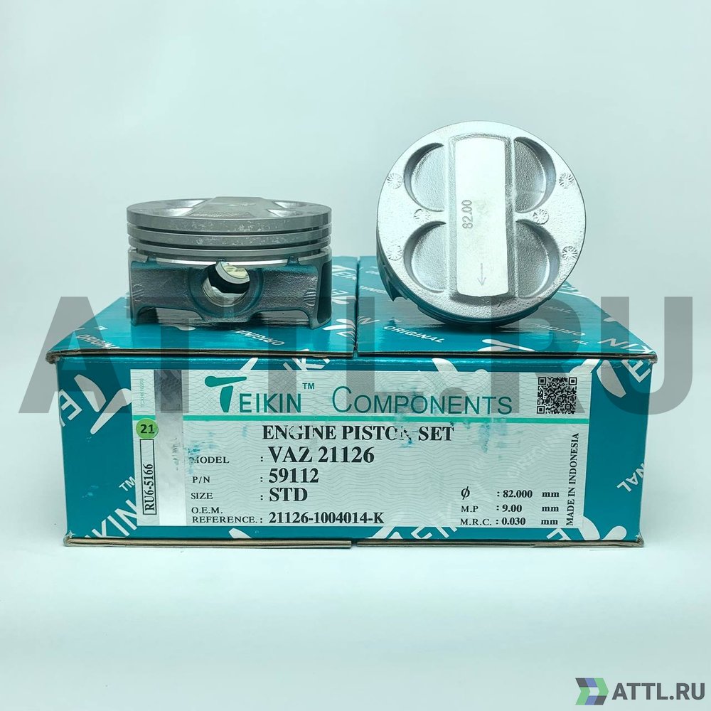 TEIKIN 59112 std Комплект поршней VAZ 21126 d82 STD 1,2-1,5-2