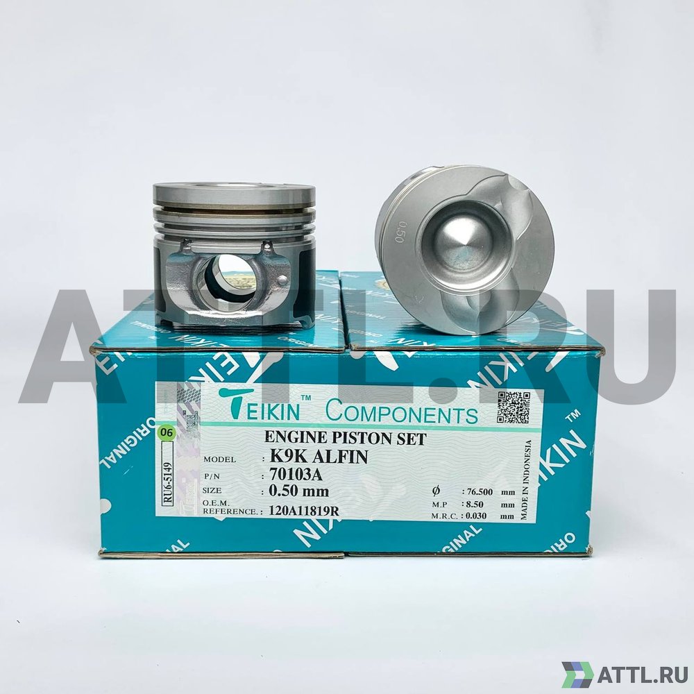 TEIKIN 70103A 050 Комплект поршней K9K