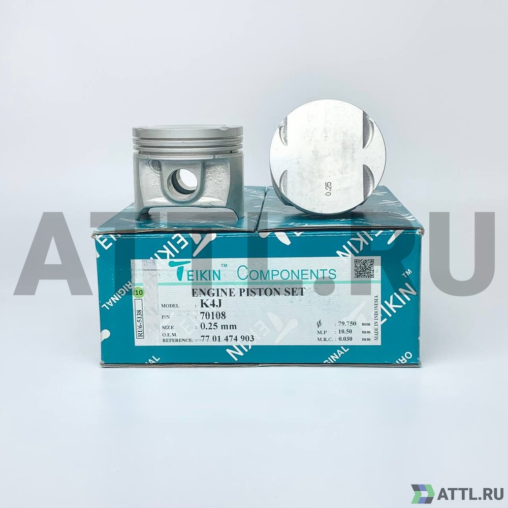 TEIKIN 70108 025 Комплект поршней K4J d79,5+0.25 1,5-1,5-2,5