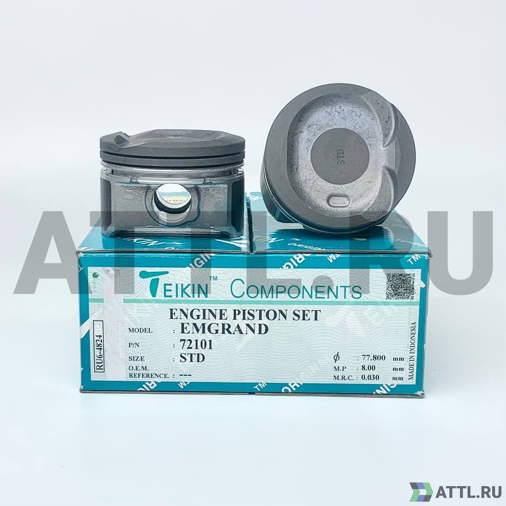 TEIKIN 72101 std Комплект поршней GEELY 1.5L d77,8 STD 1,2-1,2-3