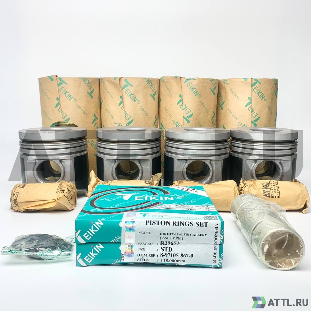 TEIKIN LKFF39671AG Комплект поршней + гильзы + кольца 4HK1-TC-II