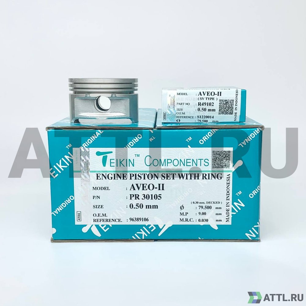 TEIKIN PR 30105 050 Комплект поршней с кольцами AVEO-II