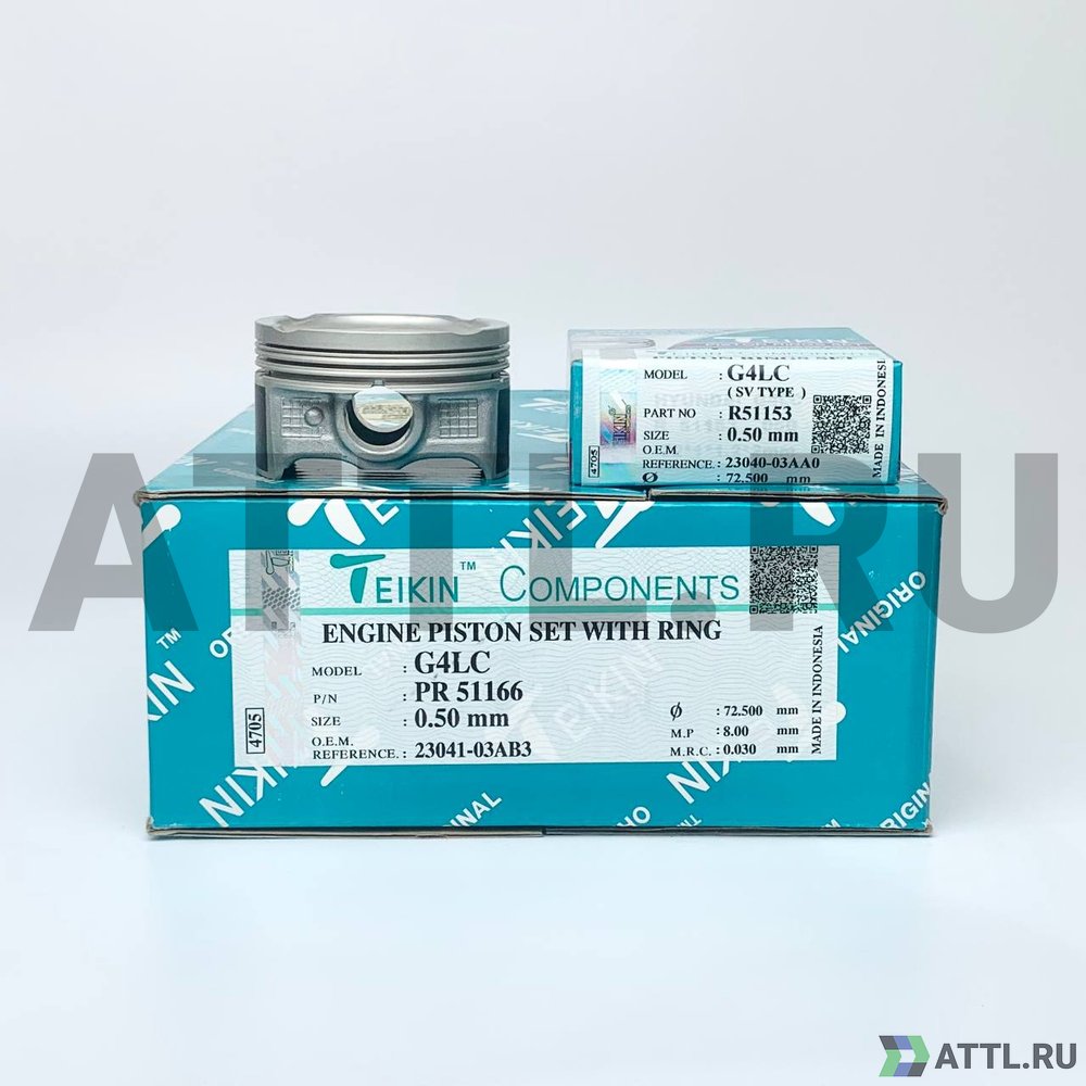 TEIKIN PR 51166 050 Комплект поршней с кольцами G4LC