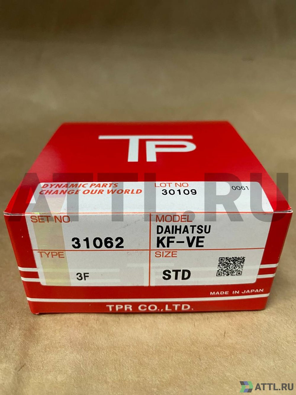 TPR 31062 STD Поршневые кольца KF-VE (3cyl)