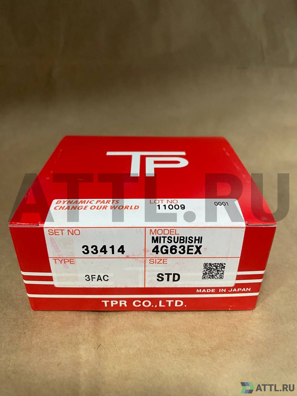 TPR 33414 STD Поршневые кольца 4G63EX