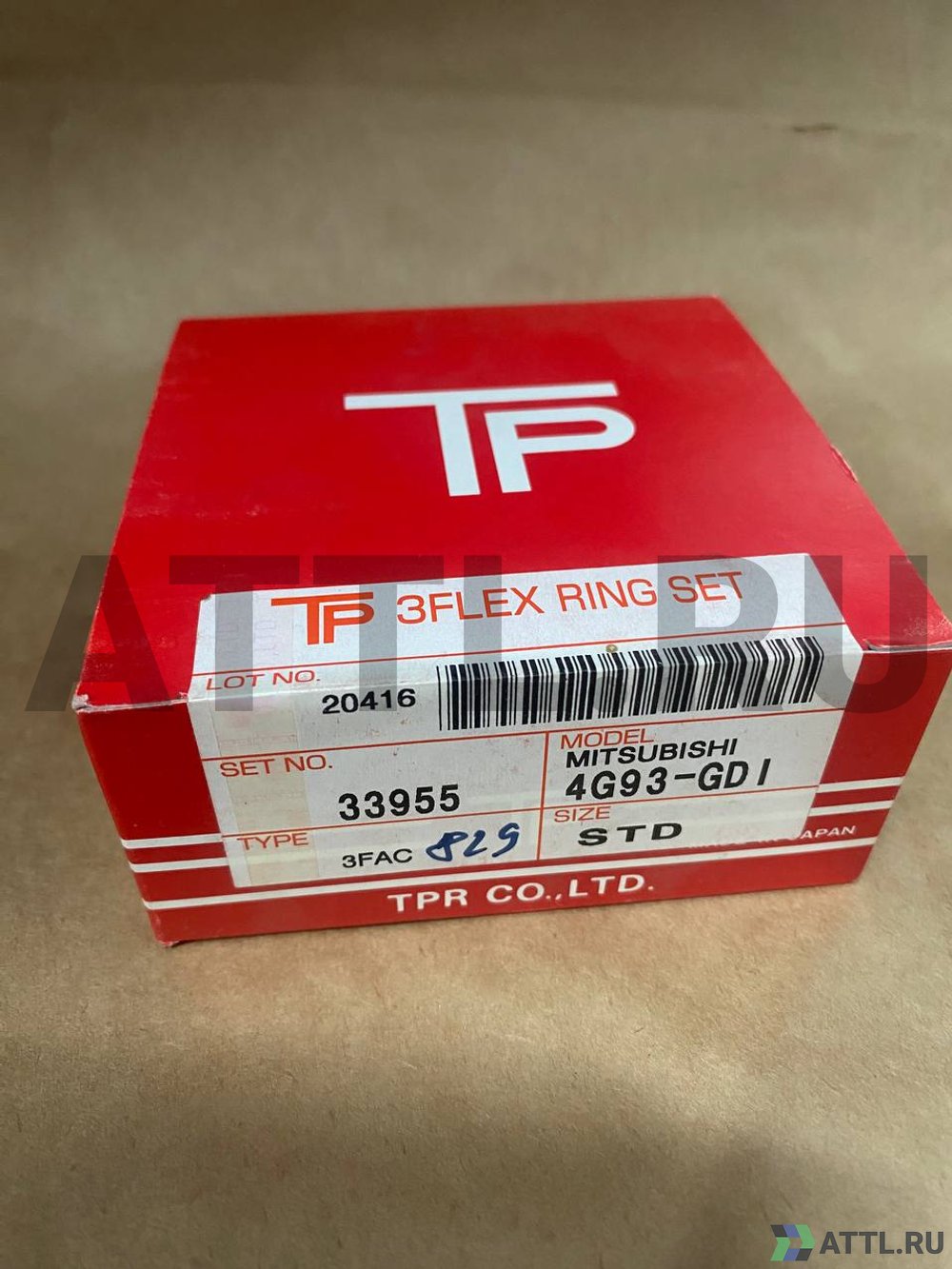 TPR 33955 STD Поршневые кольца 4G92