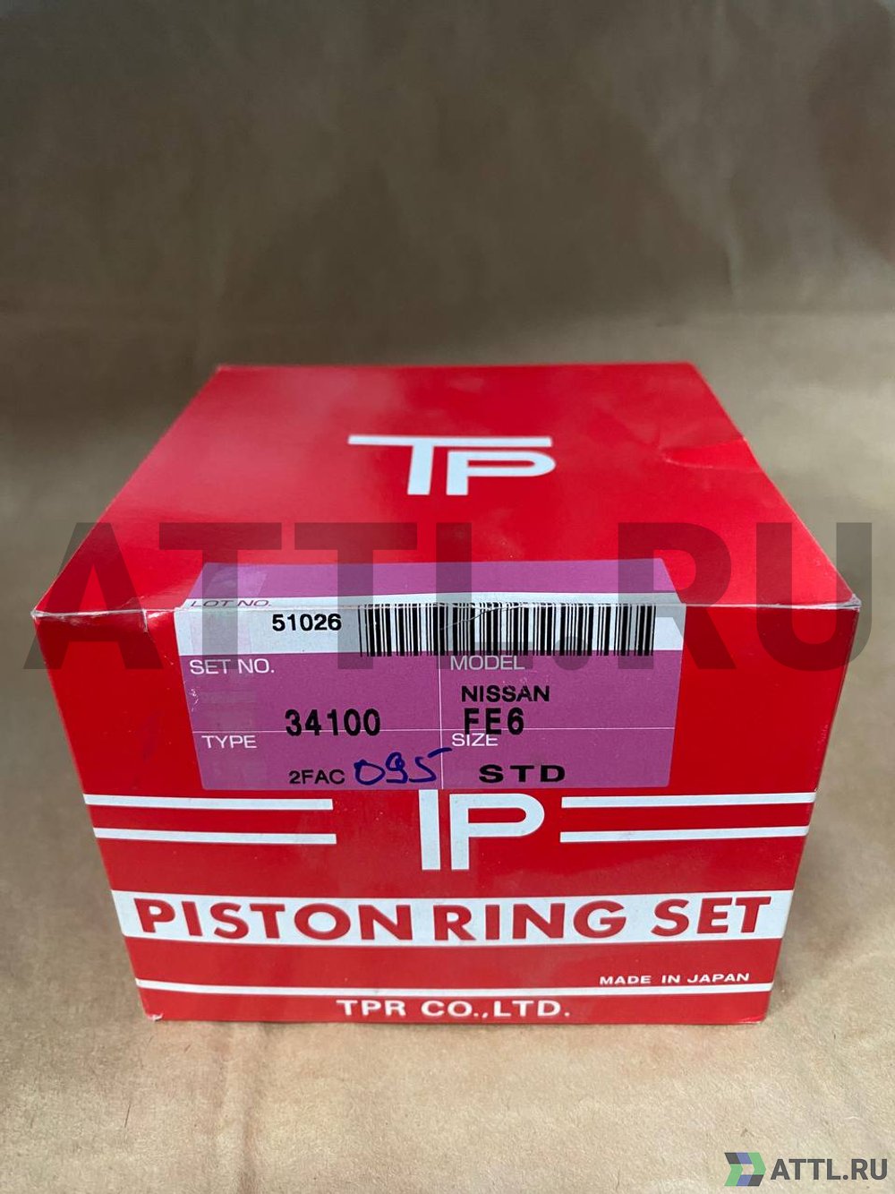 TPR 34100 STD Поршневые кольца FE6