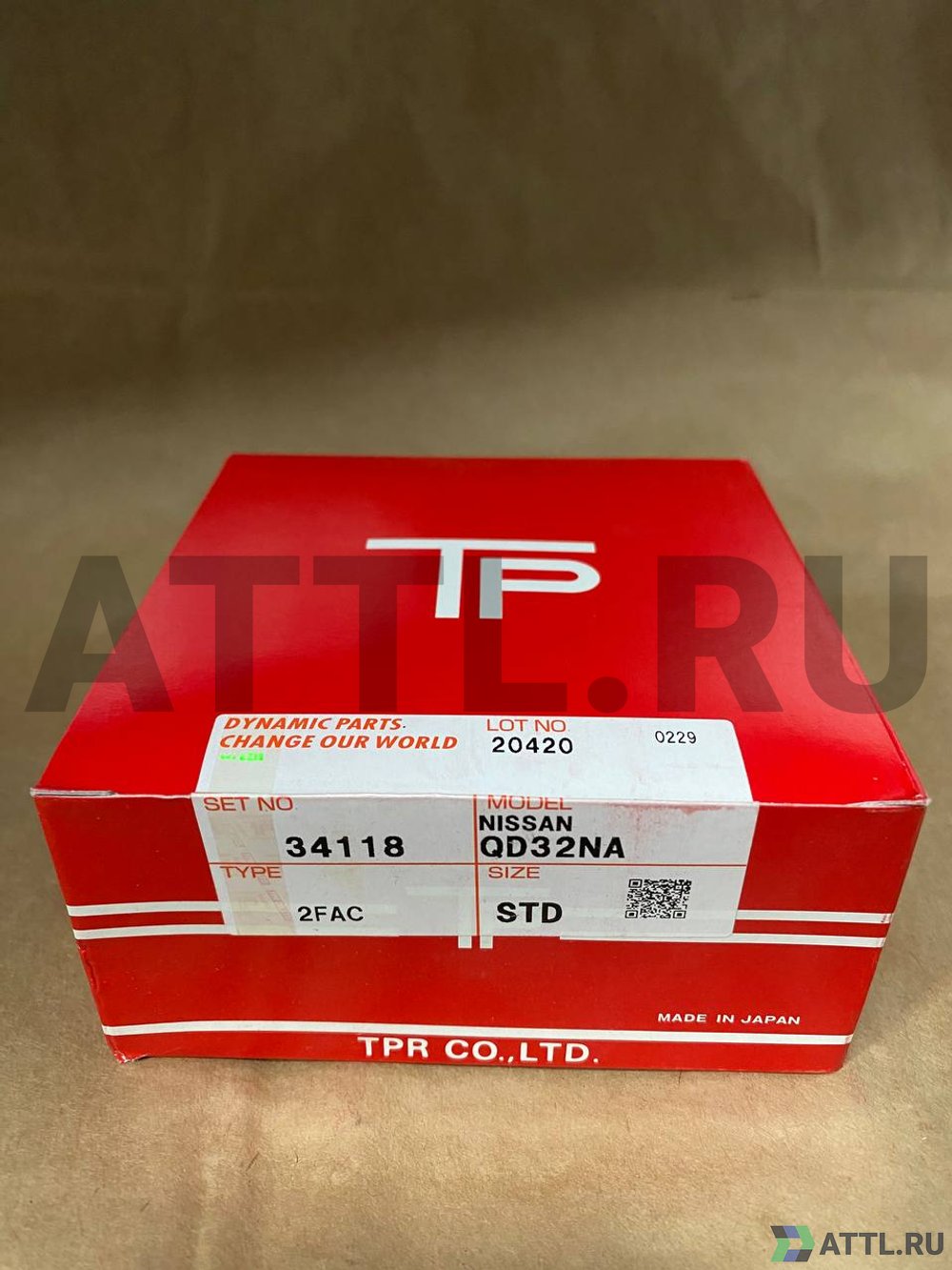 TPR 34118 STD Поршневые кольца QD32NA