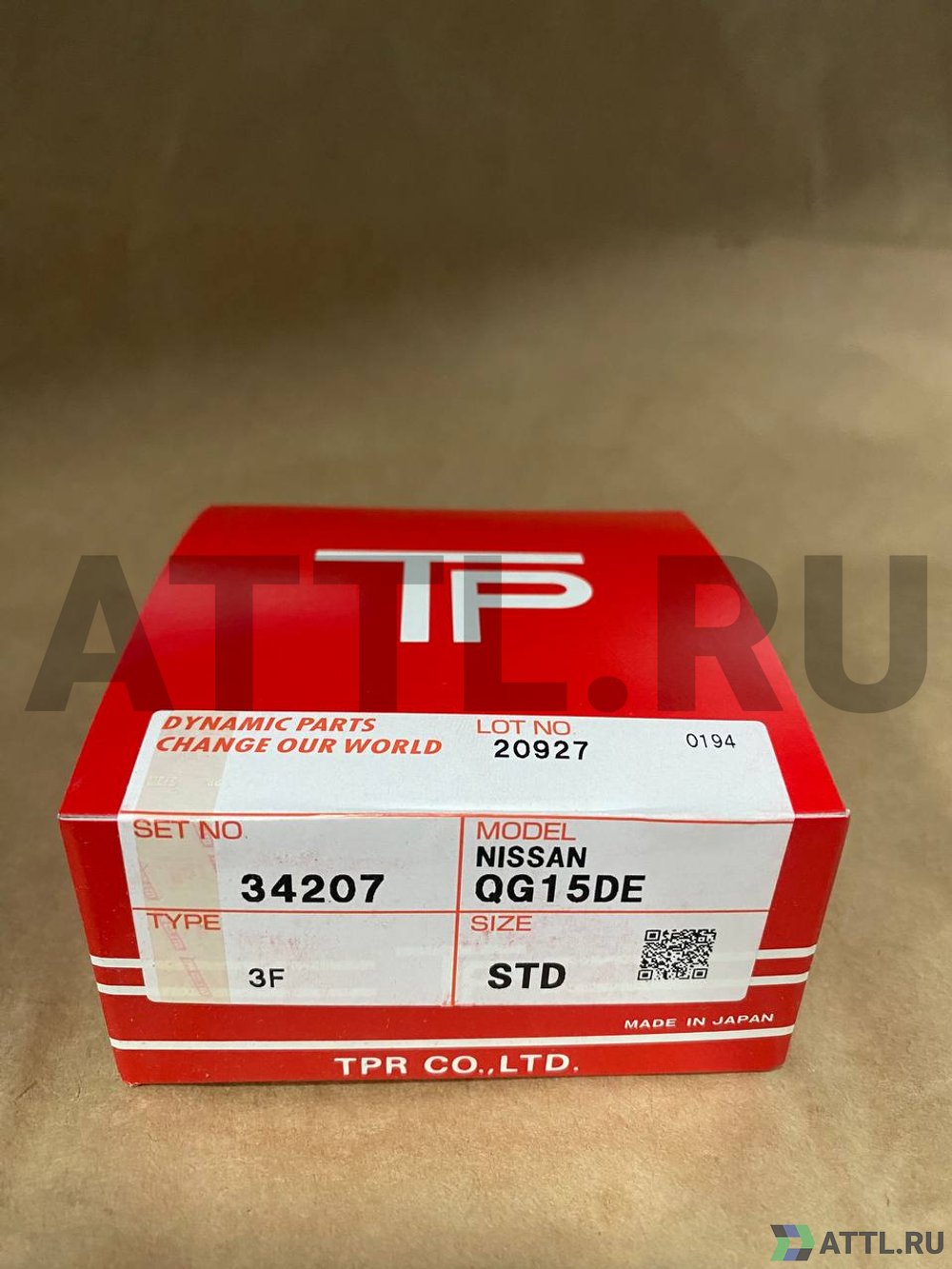 TPR 34207 STD Поршневые кольца QG15DE