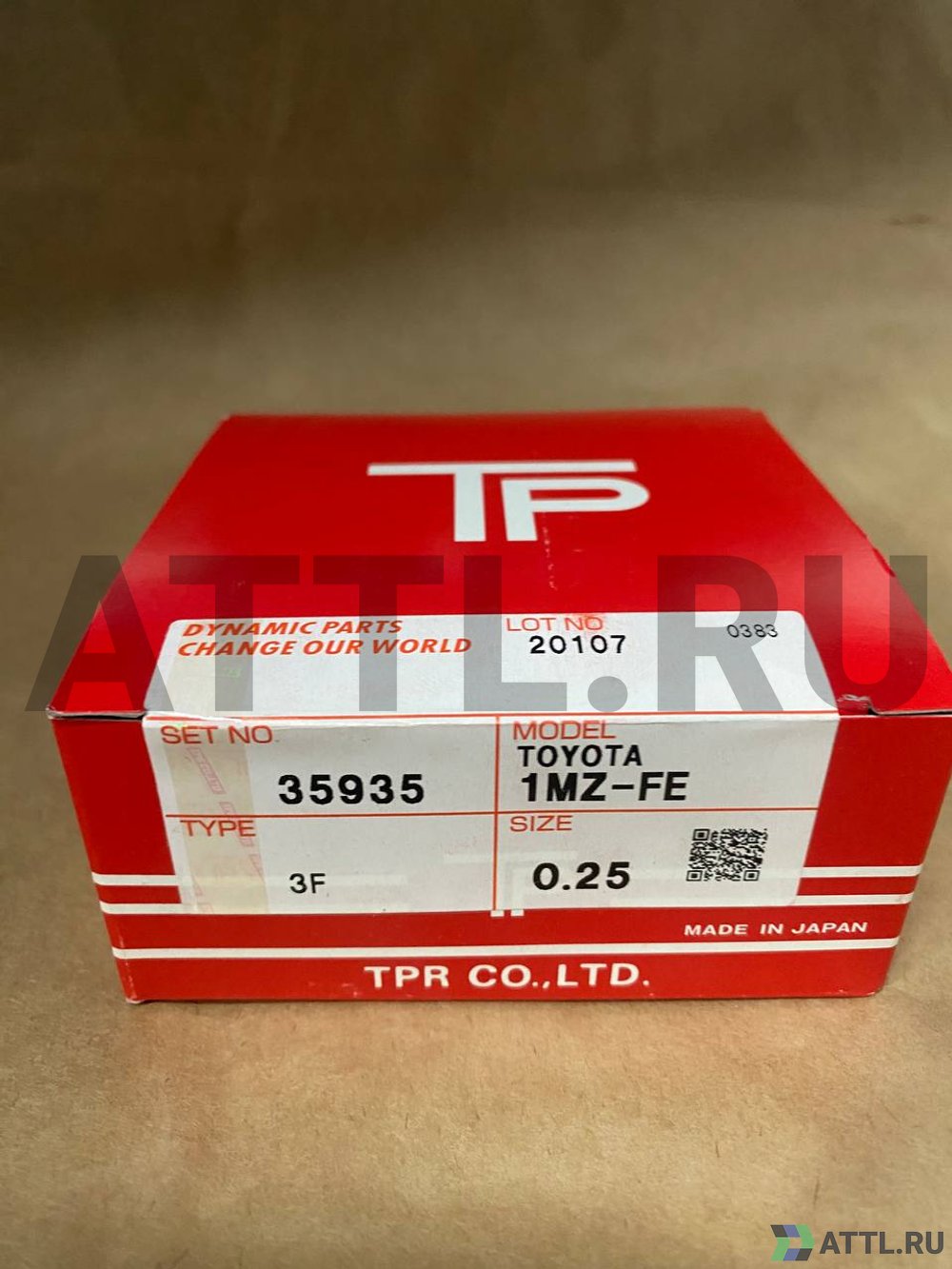 TPR 35935 025 Поршневые кольца 1MZ, 2MZ-FE