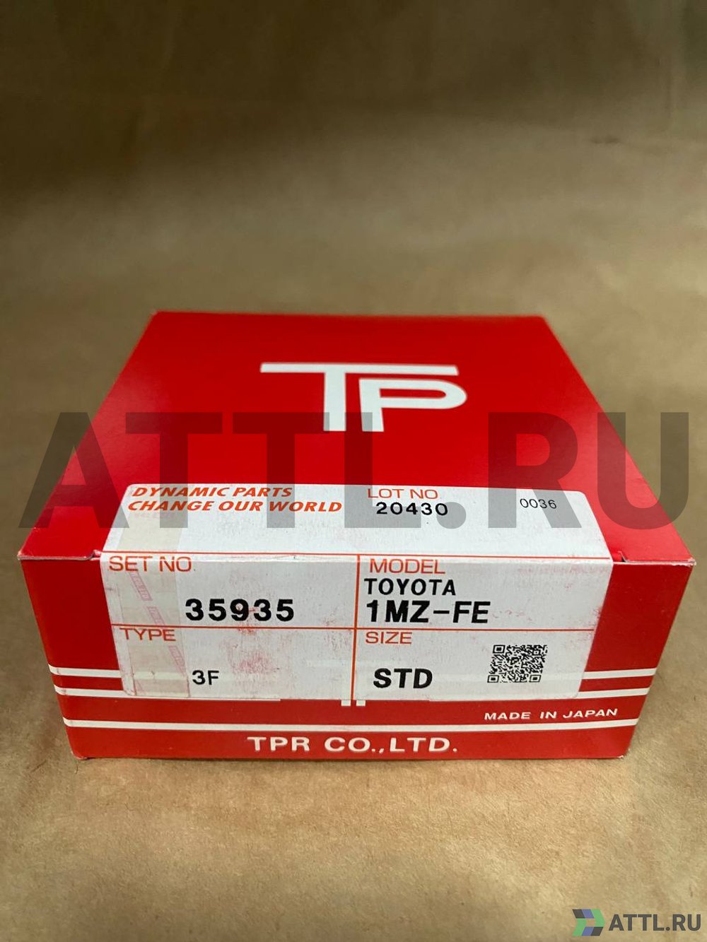 TPR 35935 STD Поршневые кольца 1MZ, 2MZ-FE