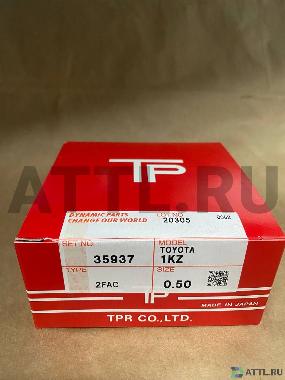 TPR 35937 050 Поршневые кольца 1KZ-TE