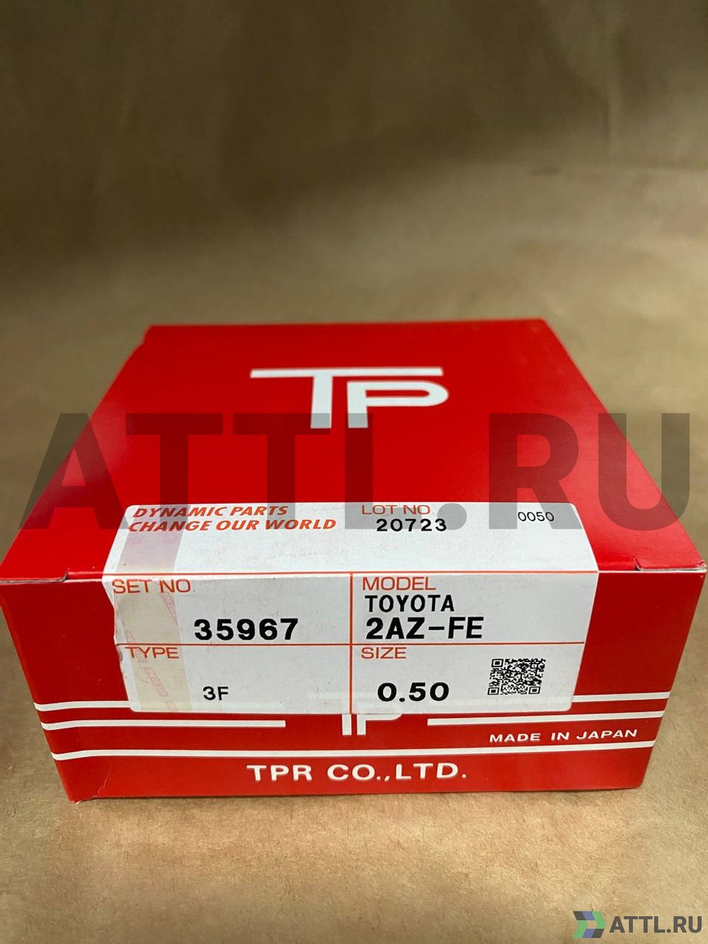 TPR 35967 050 Поршневые кольца 2AZ-FE