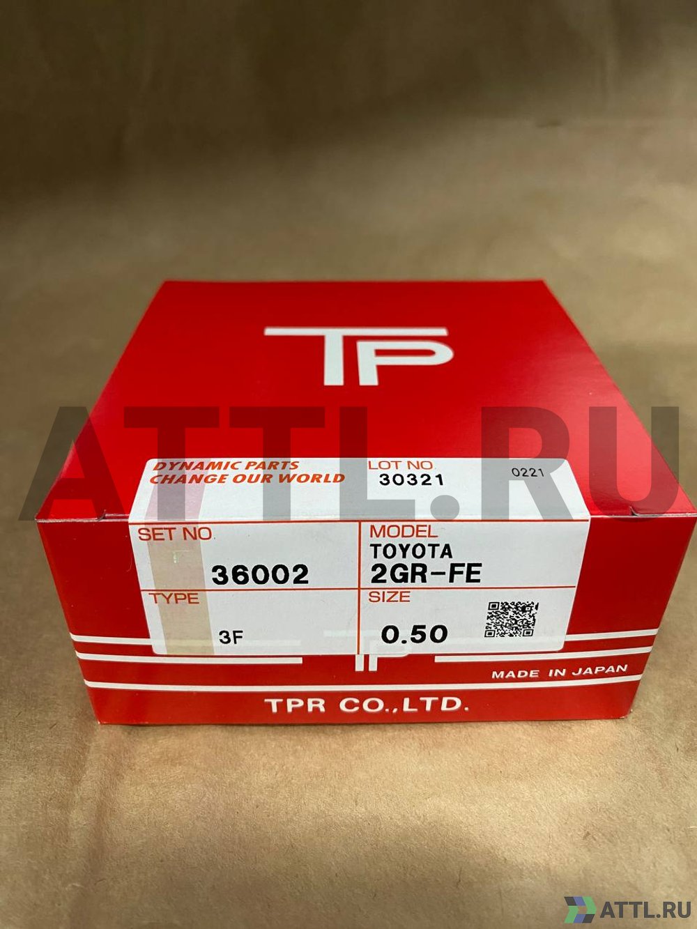 TPR 36002 050 Поршневые кольца 2GR-FE