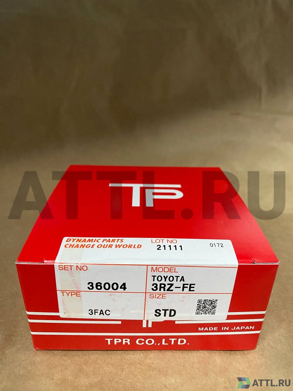 TPR 36004 STD Поршневые кольца 3RZ-FE