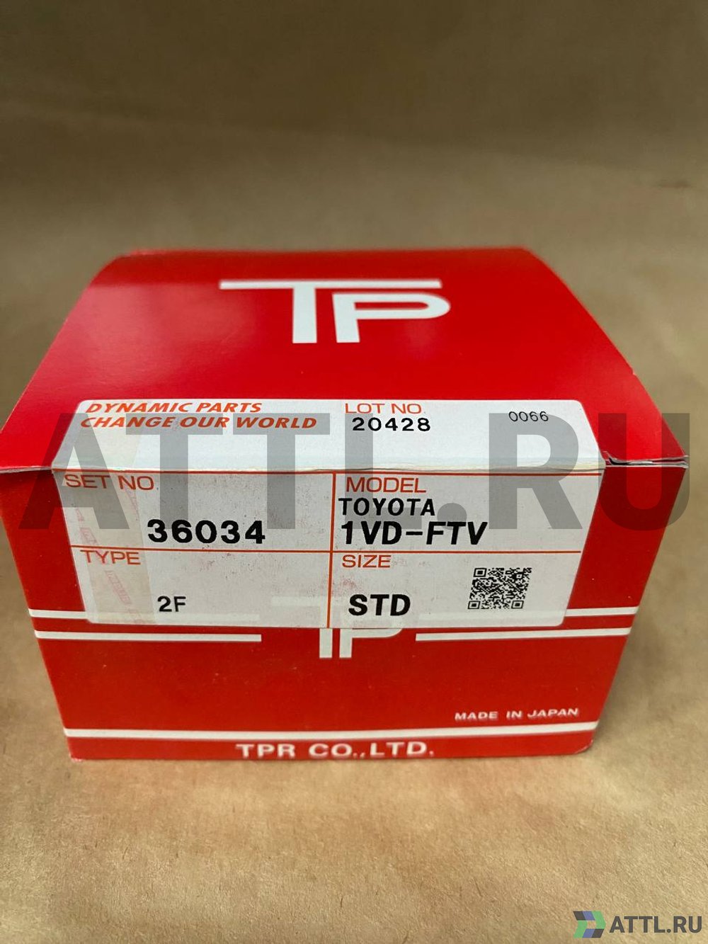 TPR 36034 std Поршневые кольца 1VD-FTV