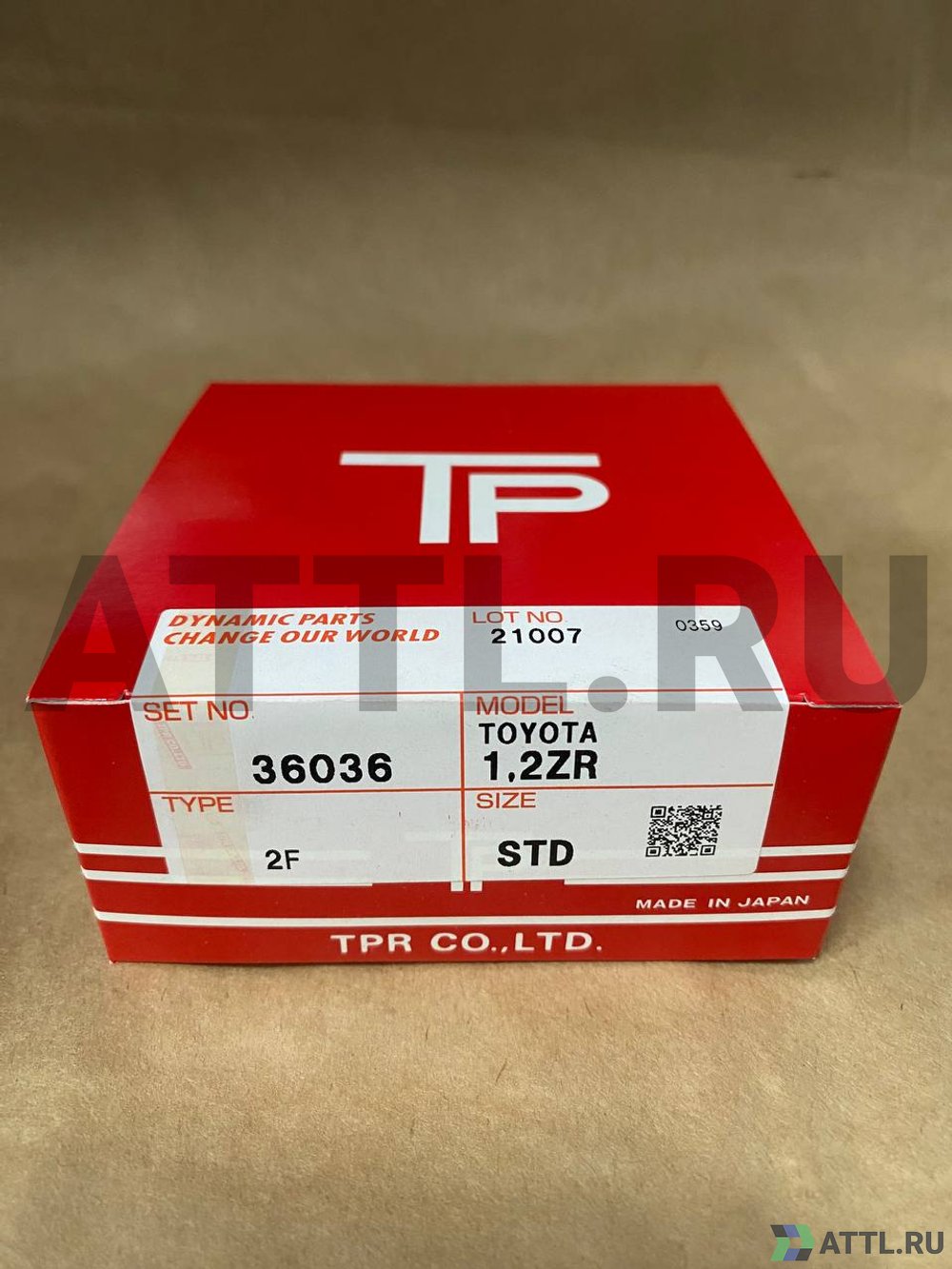 TPR 36036 STD Поршневые кольца 1ZR-FE