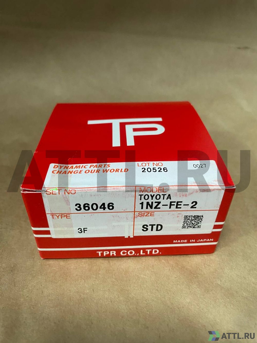 TPR 36046 STD Поршневые кольца 1NZ-FEII