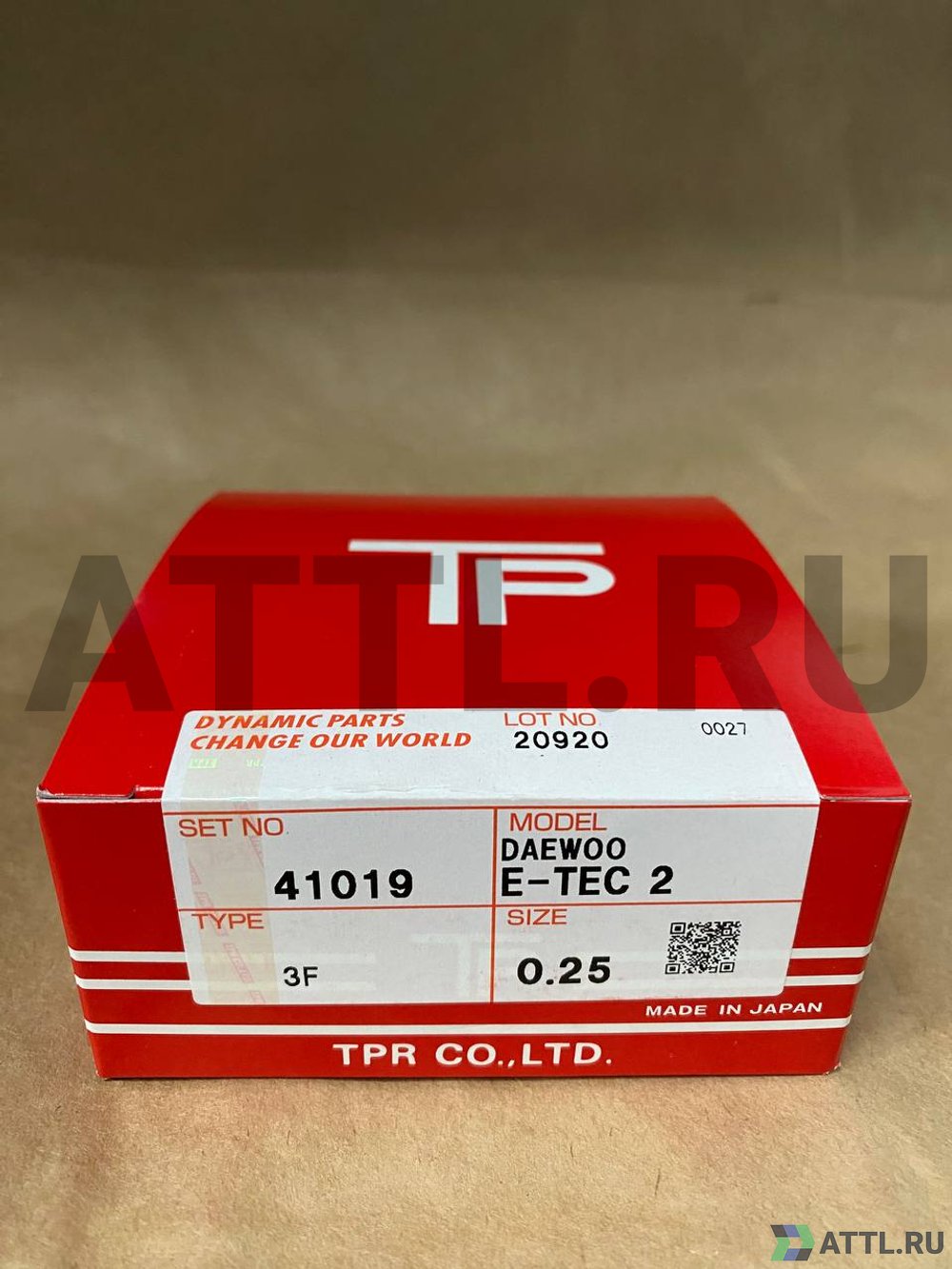 TPR 41019 025 Поршневые кольца AVEO 1.6L